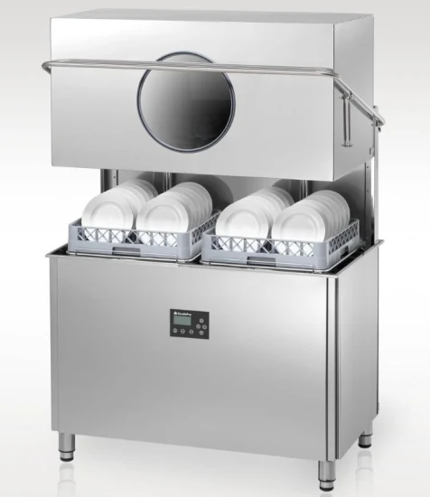 Двойные корзины Тип вытяжки Цены на коммерческую посудомоечную машину Коммерческая промышленная вертикальная посудомоечная машина для ресторана