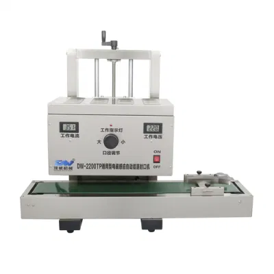Автоматическая настольная универсальная машина для запечатывания крышек из алюминиевой фольги с электромагнитной индукцией