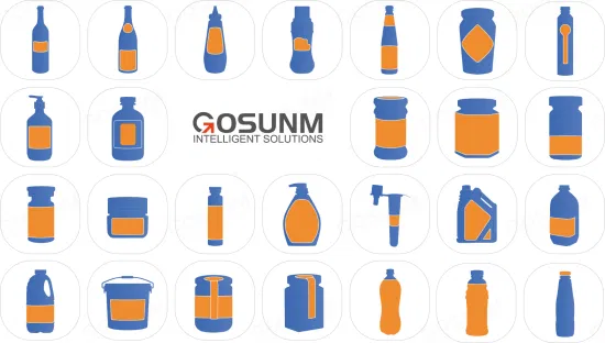 Аппликатор для маркировки бутылок Gosunm, стеклянная бутылка, пивная банка, свеча, бутылка с водой, ампуловый контейнер, автоматическая машина для маркировки бутылок
